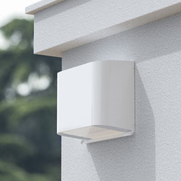 White Painted Metal Outer Hood for Thin Walls - Image 2